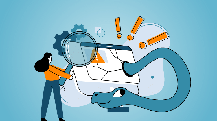 illustration d'un personnage représentant le phishing