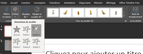 Modèle 3D powerpoint