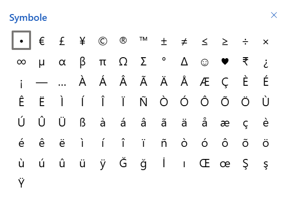Copie d'écran montrant où se trouve la section Insertion dans Word