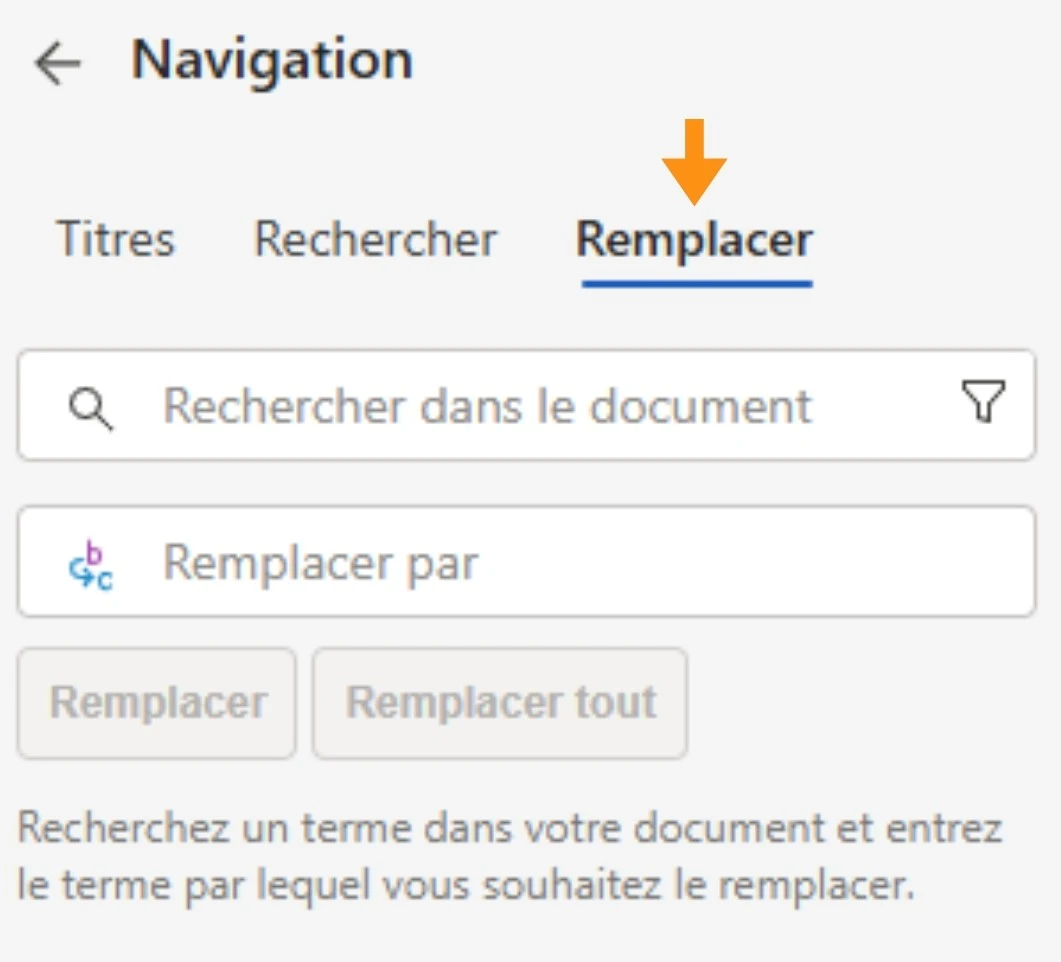 Copie d'écran montrant où se trouve la section Insertion dans Word