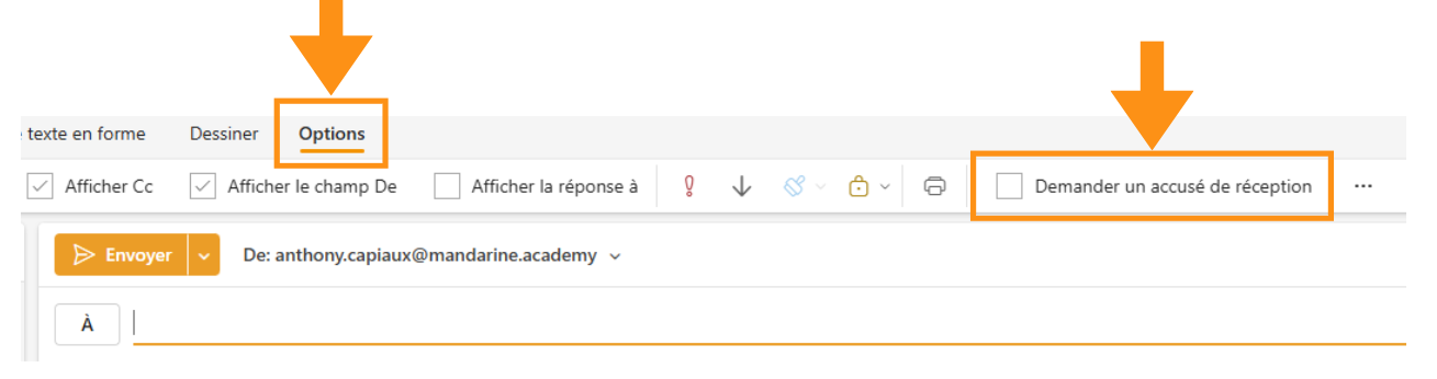 Copie d'écran montrant où se trouve la section Insertion dans Word