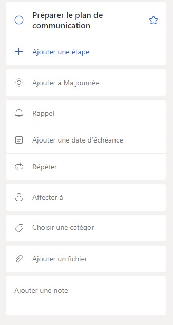 Attribuer une tâche à un collaborateur dans Microsoft To Do