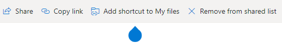Adding a shortcut to shared folder in OneDrive